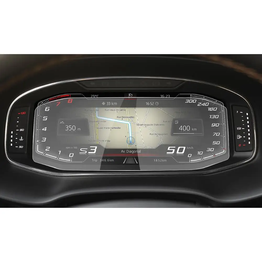 Protetor de Tela do Carro para Cupra Ruiya Ateca Tarraco Arona Ibiza 2021 Lcd Painel Instrumento Tela Acessórios Interiores Automóveis –