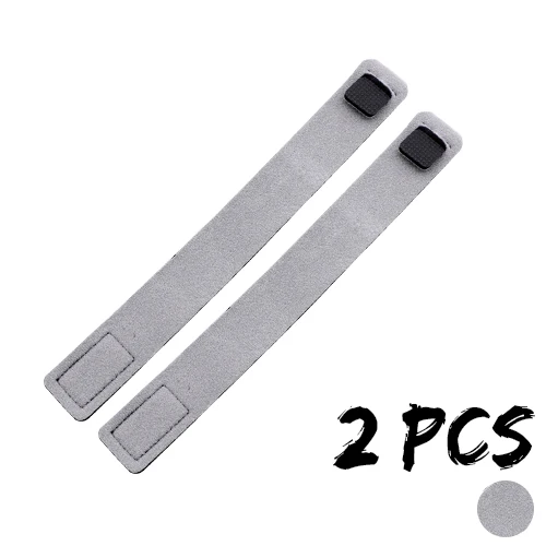 2pcs-Light Gray Эластичный Бандаж для рыболовной удочки, аксессуары, многоразовая удочка для ловли карпа, направляющее кольцо, держатель, ремень, подтяжки - Цвет: 2pcs-Light Gray