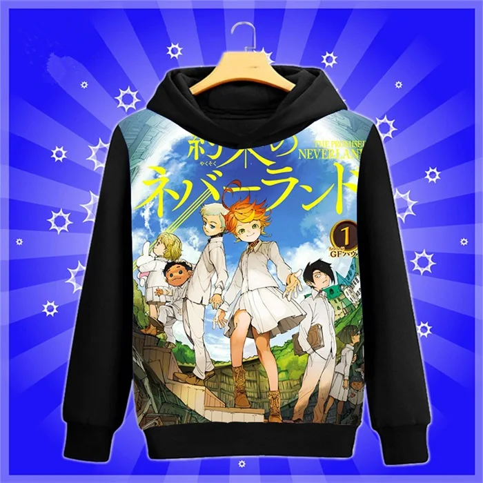 Аниме-Толстовка Manga The Promised Neverland Yakusoku no Neverland Norman cosplay Sweatshirt весна-осень мужские и женские пуловеры пальто - Цвет: 20