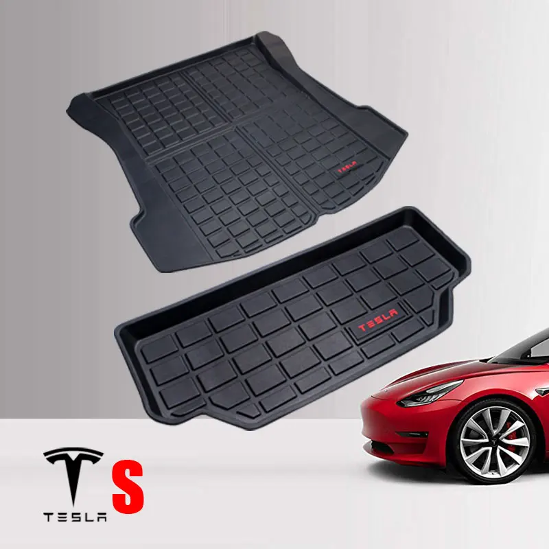 Коврики TPO для багажника автомобиля Tesla Model s коврик груза задний грузовой поднос