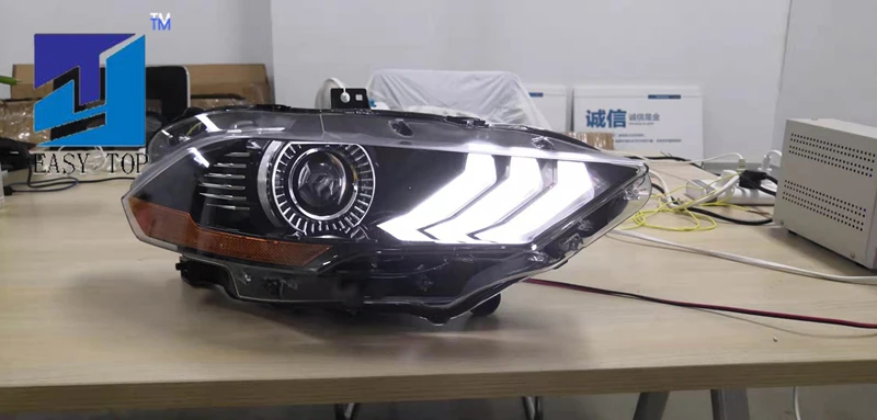 2шт дым поворотник светильник светодиодный головной светильник s для Ford Mustang