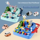 Игрушечный набор из железнодорожного трека для детей 2021DIY, развивающая 3d модель Монтессори для гонок, новая игра приключений мозга для детей, подарок