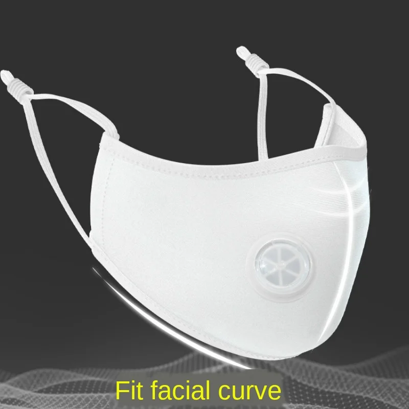 Защитная маска с дыхательным клапаном Пылезащитная моющаяся дезинфицирующая