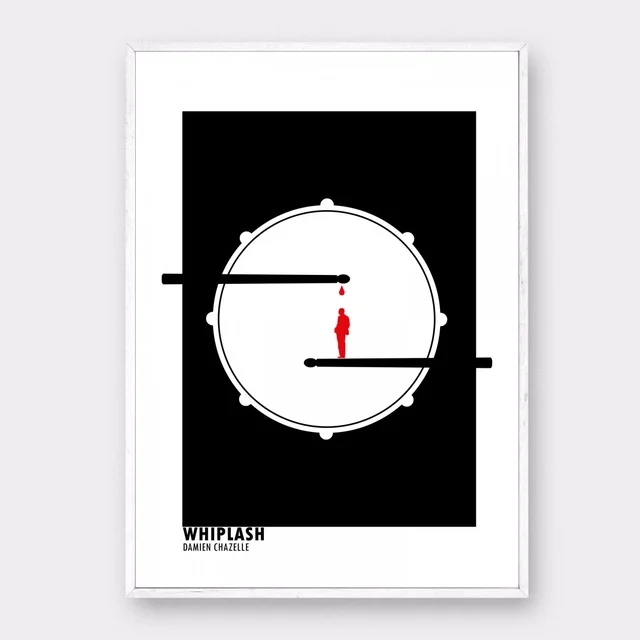 Минималистичный абстрактный постер фильма Бойцовский клуб Крестный отец