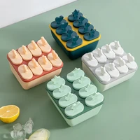 68 cells square shape ice cream mold diy handmade dessert fruit maker reusable ice cube tray popsicle home ice cream maker