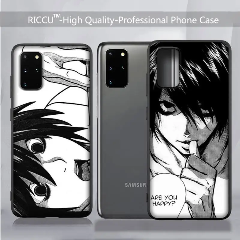 Чехол для телефона с аниме Death Note Samsung S20 plus Ultra S6 S7 edge S8 S9 S10 5G | Мобильные телефоны и