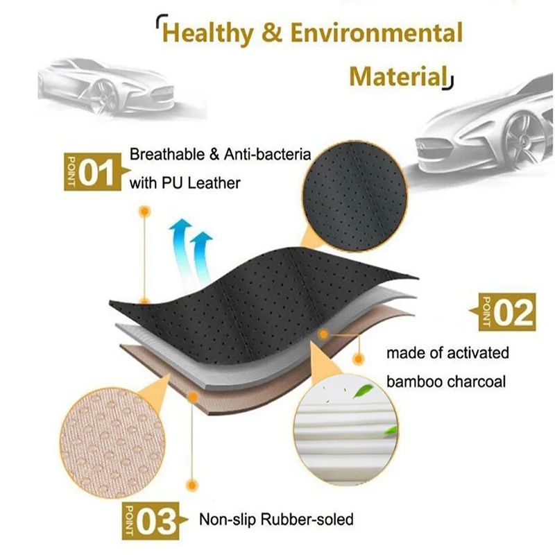 1 шт.Чехол Для Водителя и Пассажира Крышка Искусственная Кожа Чехлы На Сиденья