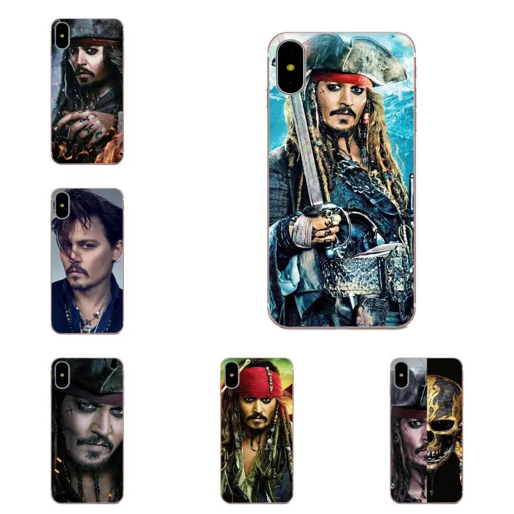 TPU Чехлы Capa для Xiaomi Redmi 3 3S 4 4A 4X 5 6 6A 7 K20 Note 2 5A Plus Pro Пираты Карибского моря Джонни