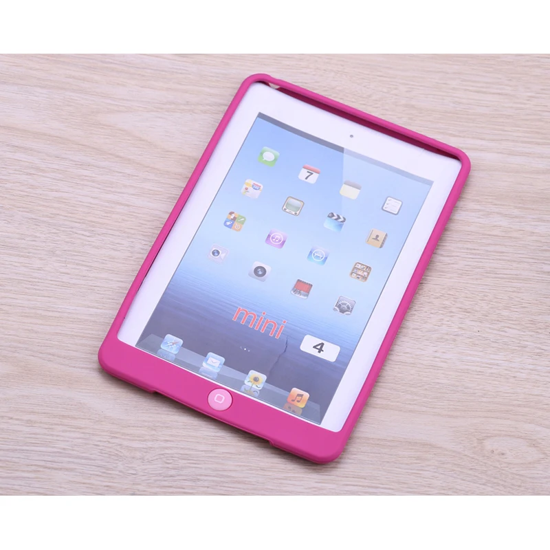 Мягкий силиконовый резиновый чехол из ТПУ для iPad Mini4 Mini5 гелевый Чехол защитный Mini