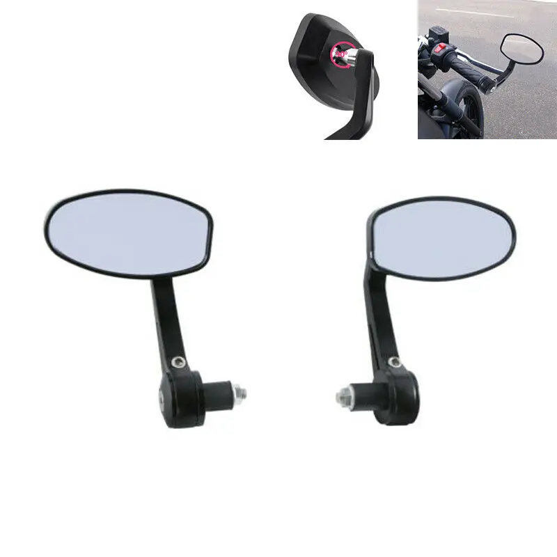 Мотоцикл 22 мм 7/8 "Ручка Бар Конец Зеркало заднего вида для Dukati Bmw Honda Harley