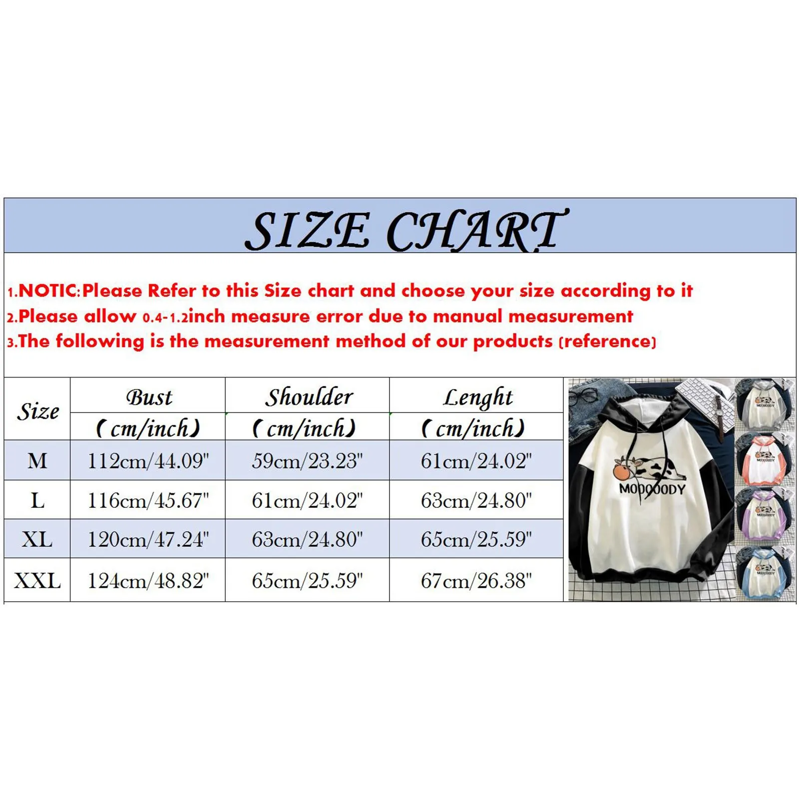 

Hoodies Women Cartoon Cow Printed Drawstring Casual Hooded Pullovers Autumn Fashion Korean Hoodie Female Long Sleeve Streetwear