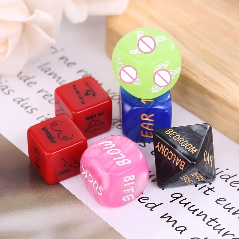 

New 6pcs/set Funny Love Dice Game Toy Erotic Sexy Posture Adult Couple Bachelor Love