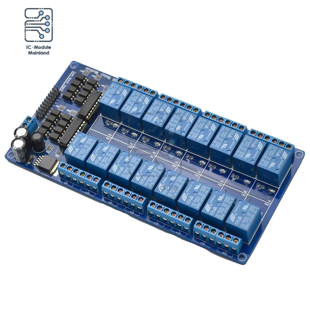 

16 Channel Ethernet Control Relay Module Lan Wan Network Web Server RJ45 port Ethernet Controller Board RJ45 Interface