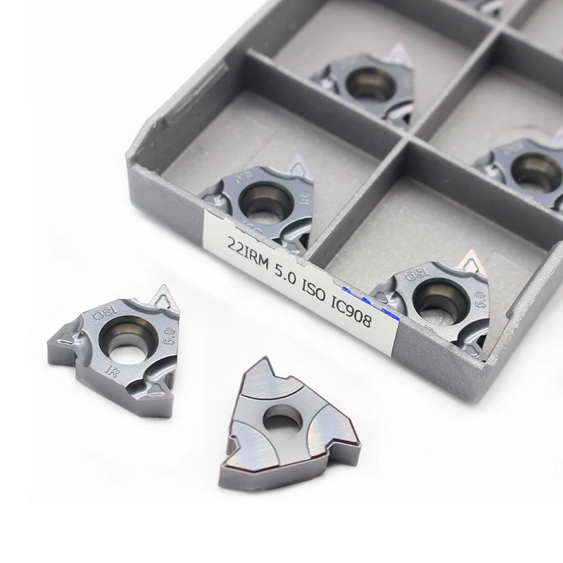 22IRM 5 0 iso-ic908 10 шт. твердосплавные вставки пластина CNC лезвие с резьбой токарный