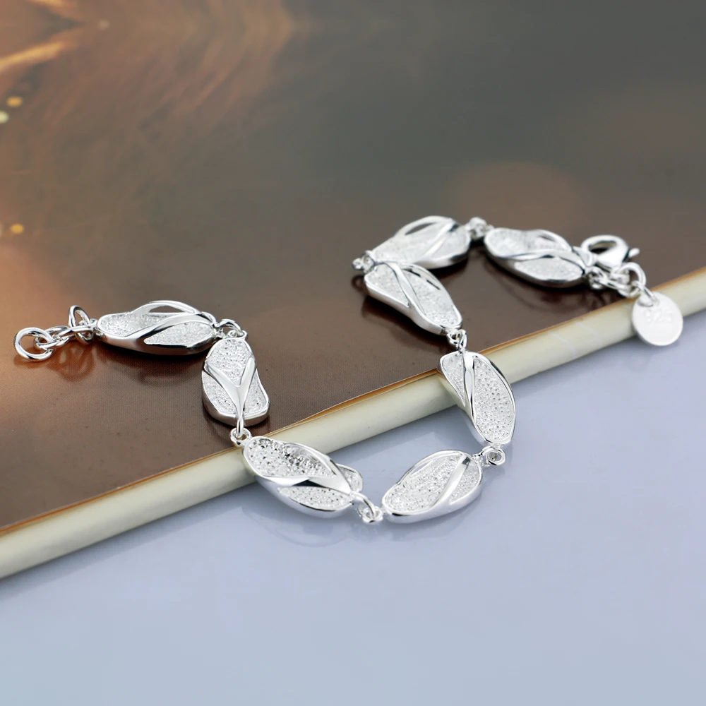 Женский браслет из серебра 925 пробы 19 см|bracelet silver sterling 925|silver 925bracelet women |