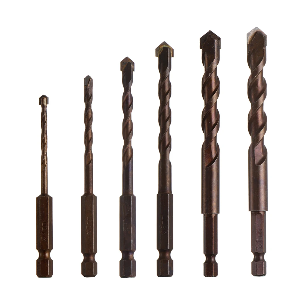 Сверло с шестигранным хвостовиком 1 шт. треугольное спиральное сверло для