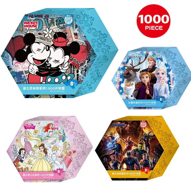 Дисней 1000 шт. Пазлы Микки Маус и его друзья Холодное сердце Диснея принцесса