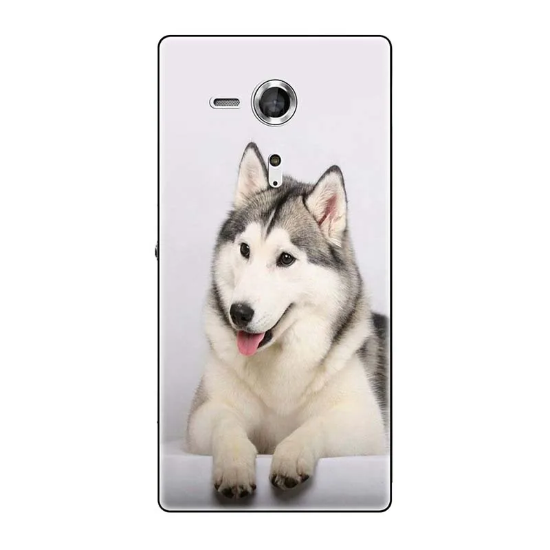 A34 Мягкие чехлы для sony Xperia SP M35 M35h M35C C5303 C5306 C5302 чехол с принтом(розы); волк милый чехол-крышка с узорами чехол для телефона чехол Fundas Para - Цвет: A34