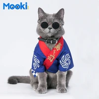 mooki pet dog cat clothes kimono sushi clothing for small dogs and cats accessories cotton soft suit chihuahua french bulldog
