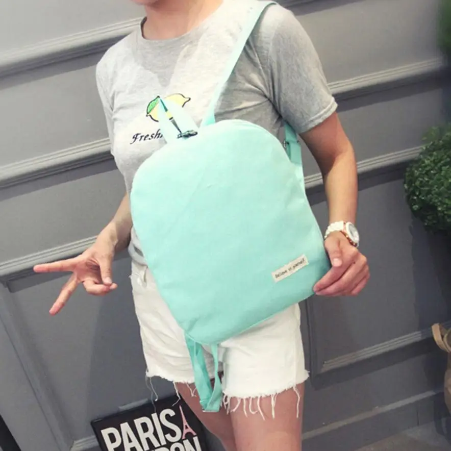 Maison fabre девушки холст школьная сумка путешествия рюкзак ранец Для женщин сумки на