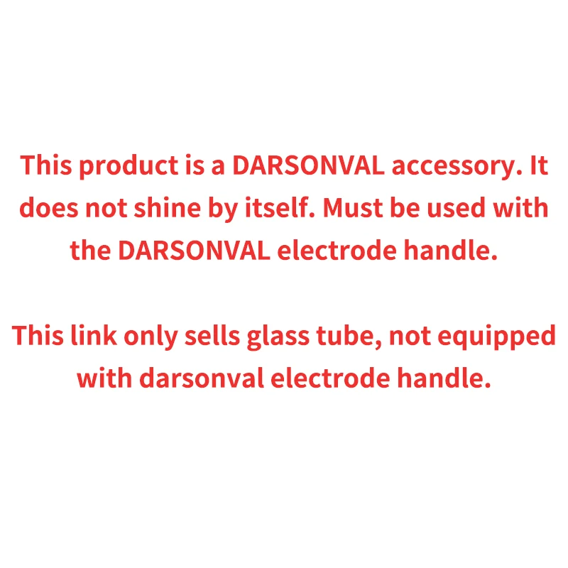 DARSONVAL 1 шт. высокочастотный грибовидный электрод для лица насадка трубки массажер