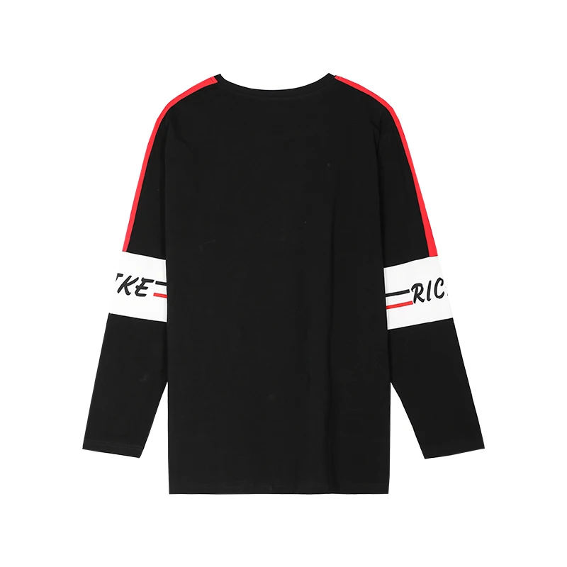 Мужские Забавные футболки с длинным рукавом футболка принтом тигра хлопковая