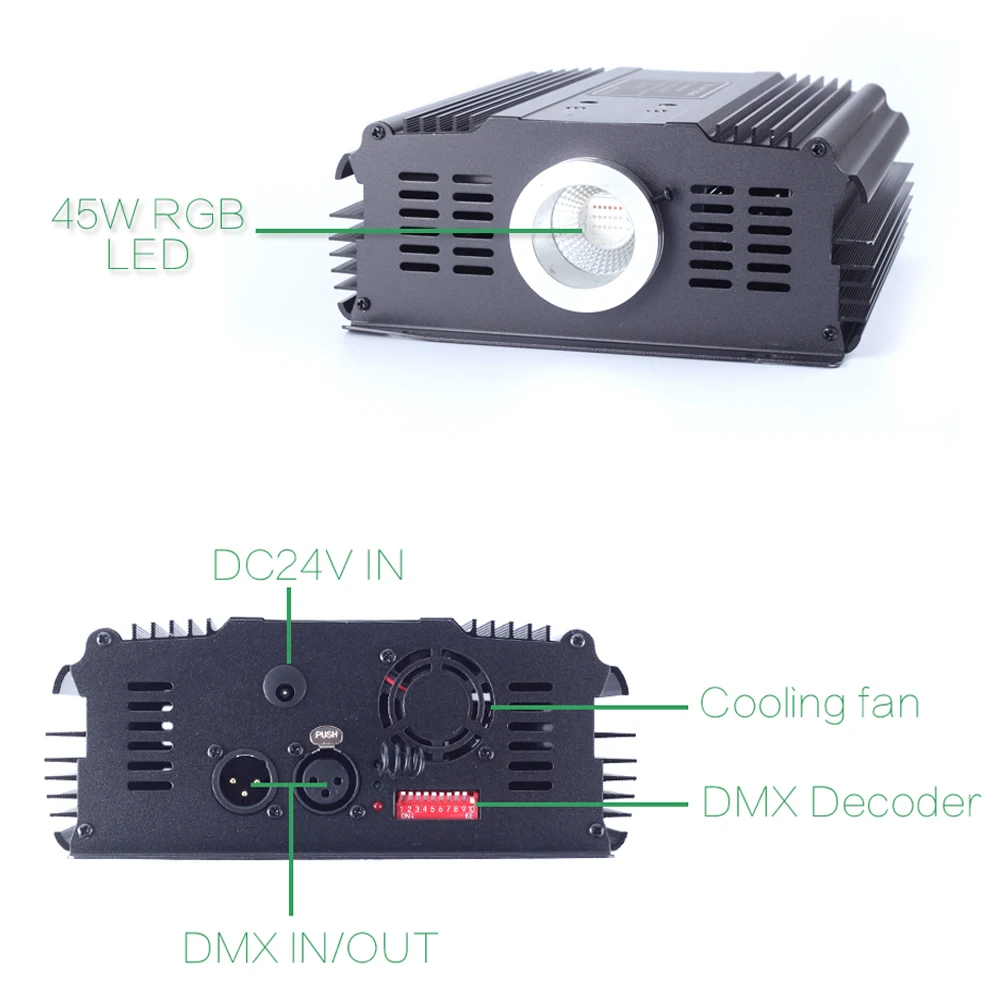 DMX 45 Вт RGB Оптическое волокно 5 м смешанный 400 шт кабель RF дистанционное управление