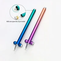 universal touch screen penmetal stylus pen for ipad2 in1 touch pen for tablet with stylus with mangetic cap gradient color pen