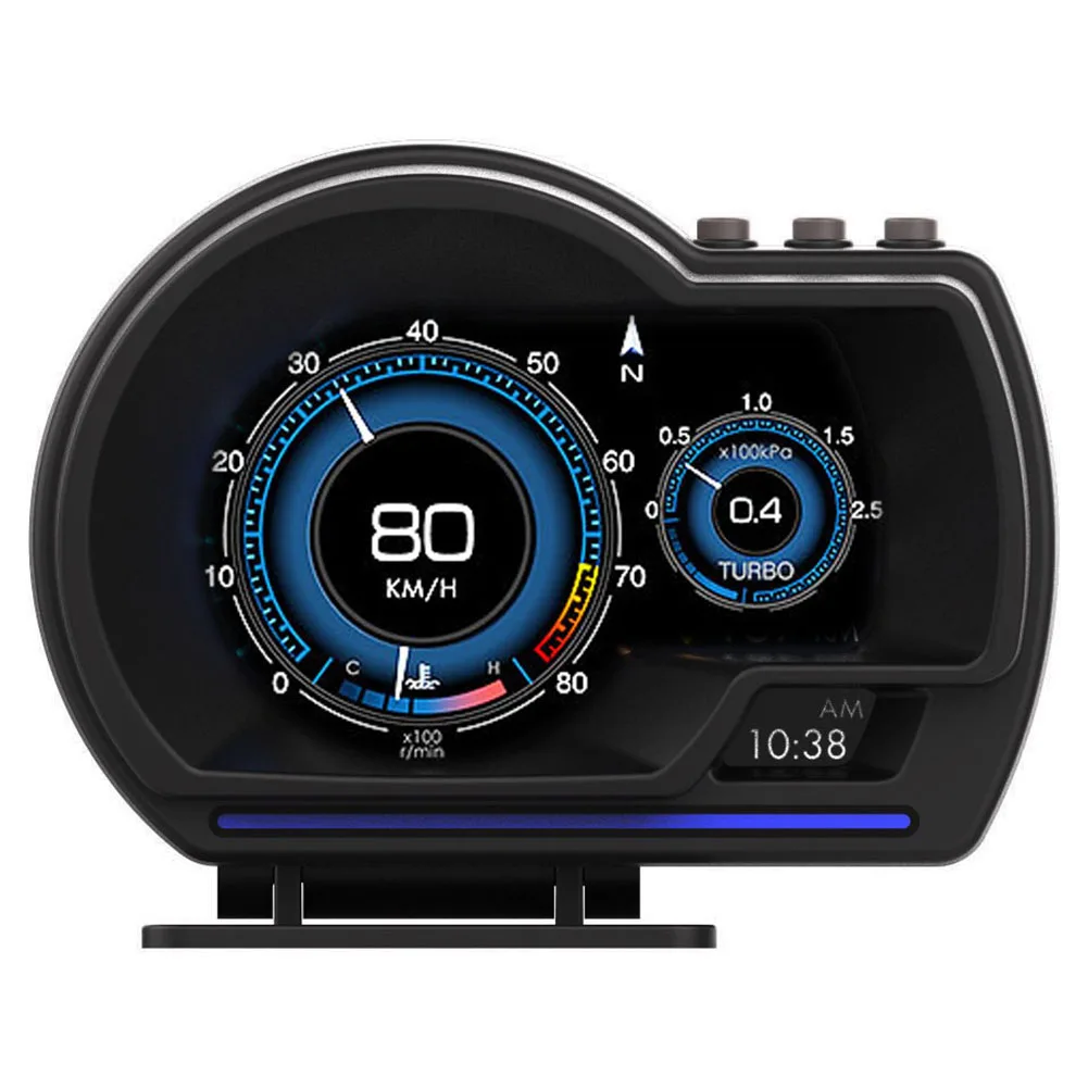 VODOOL AP 6 Автомобиль HUD OBD + GPS Смарт головой вверх Дисплей спидометр одометр охранной