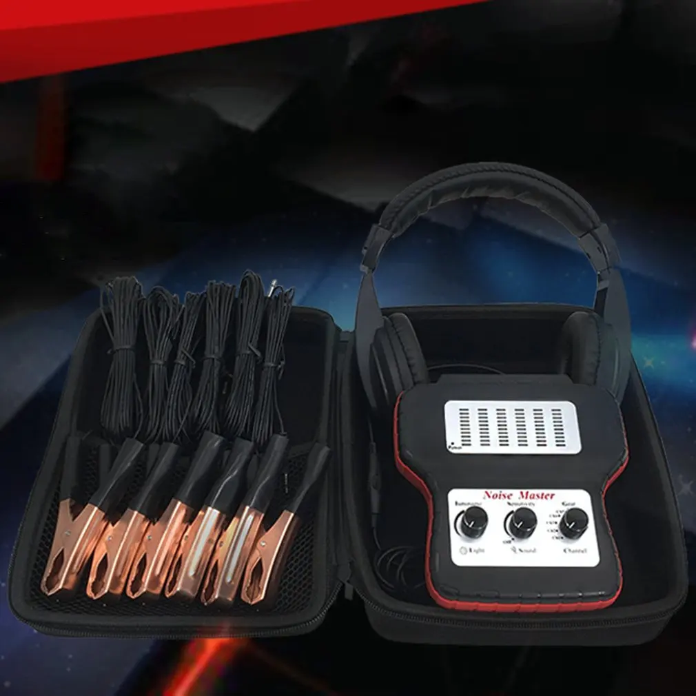 

Automotive Electrical Stethoscope Car Noise Finder Diagnostic Detector Listening Device Machine Multi-Channel Noise Detector