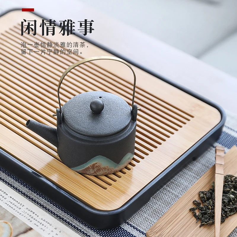 

jinyinglou ceramic Zen anti-scalding teapot household black tea Pu'er teapot simple small single pot custom logo