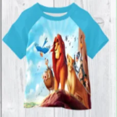 LionKing T Очаровательное платье с героями мультфильмов для подтяжки для девочек; стильные платья - Цвет: LionKing T