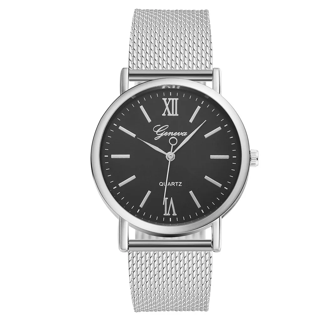 

Temperament Versatile Ladies Silica Gel Strap Watch Simple Mirror Quartz Watch Quartz Wristwatches Zegarek Damski Montre Femme