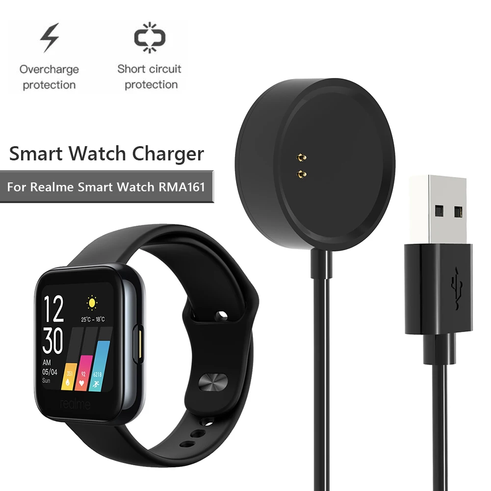 

Зарядный кабель для смарт-часов Realme Watch RMA161, магнитное зарядное устройство, подставка для часов Realme, аксессуары для часов RMA161