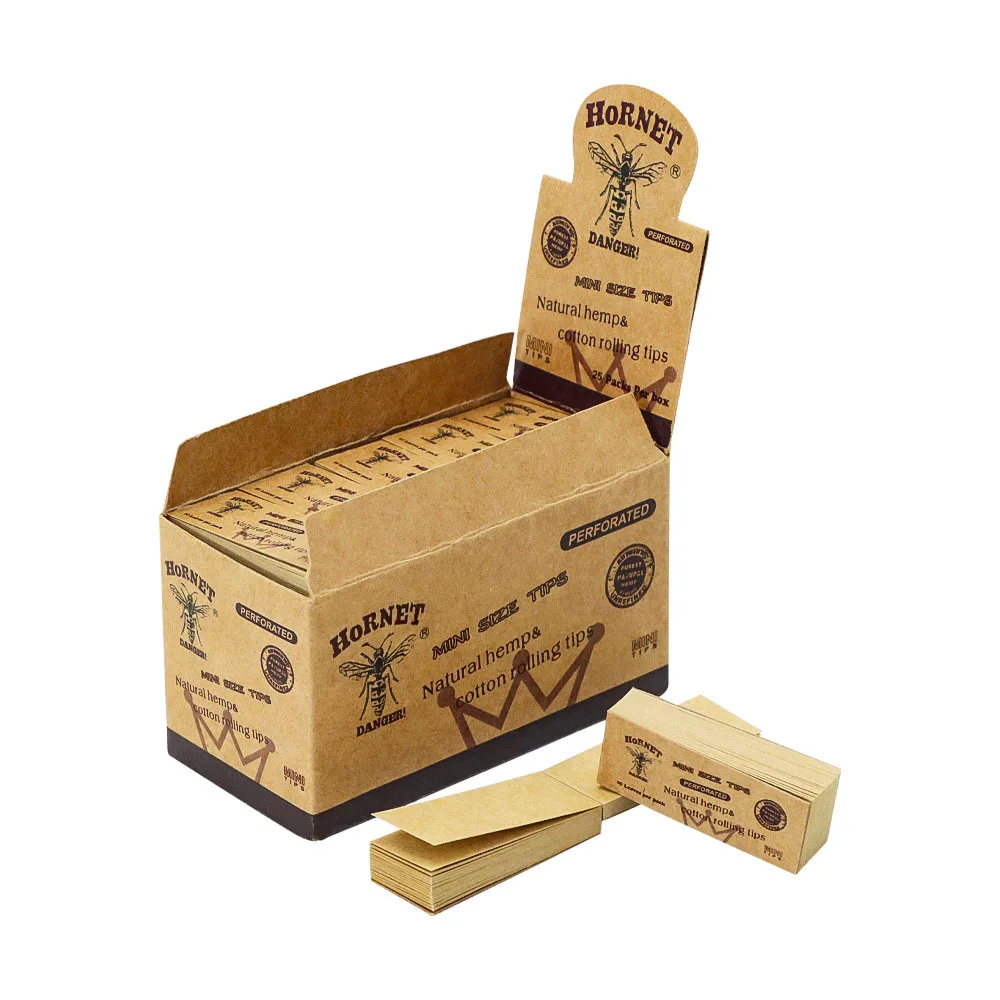 

Наконечники для фильтрации сигарет Lady Hornet, 25 букетов из натуральной неочищенной рулонной бумаги для курения 50 листьев