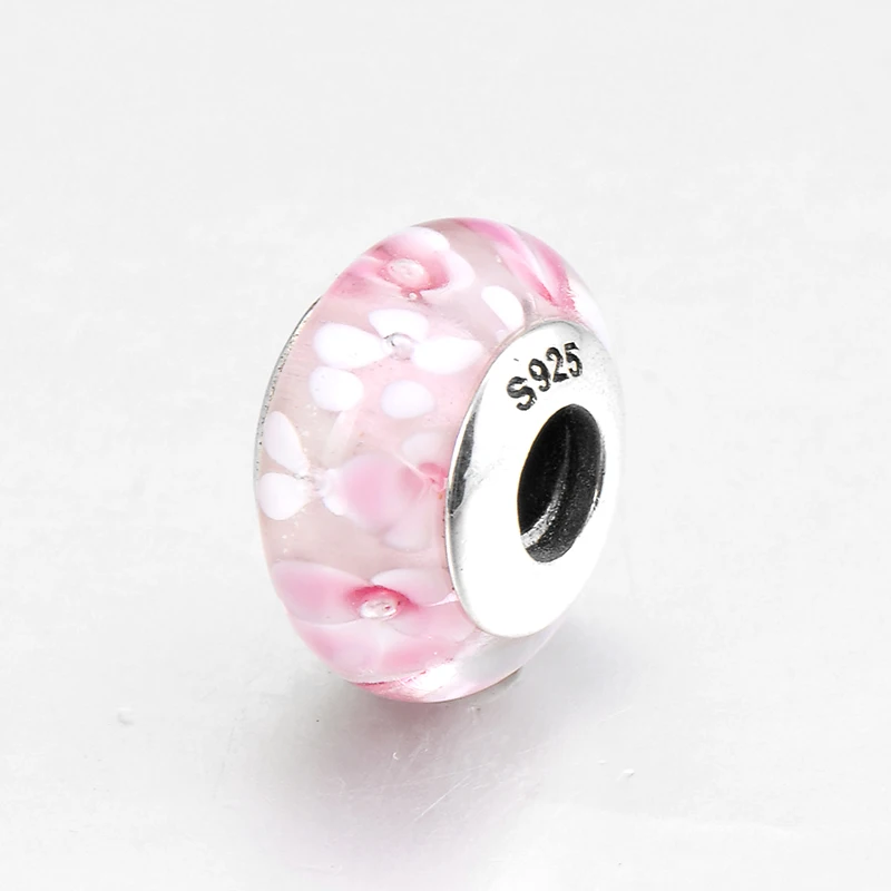 Бусины из серебра 925 пробы в пасторальном стиле муранского стекла | Украшения и