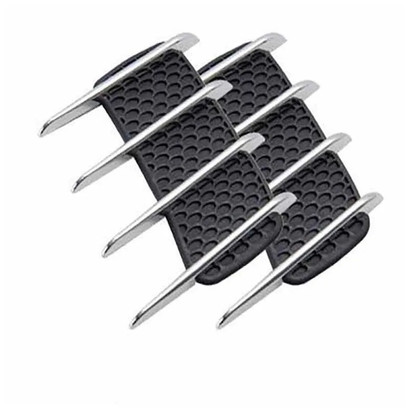 

1pcs Universal Car Side Air Flow Vent Fender Hole Cover Intake Grille Duct Decoration Sticker Auto Creative Shark Gills Stickers