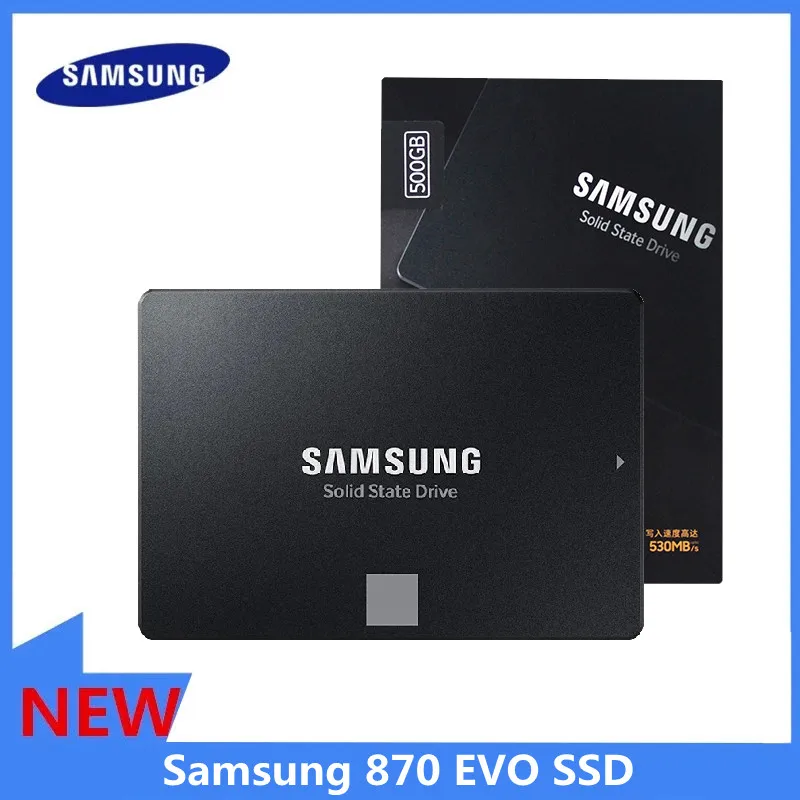 

Original SAMSUNG 870 EVO 4TB 2TB 1TB 500GB 250GB Internal Solid State Disk SATA3 2.5 inch SSD HDD Hard Drive For Desktop PC