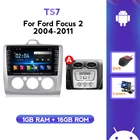 Автомобильный мультимедийный dvd-проигрыватель 2Din с системой Android GO, GPS для Ford Focus EXI MT MK2 MK3 2004-2009 2010 2011, радиоприемник BT для автомобиля