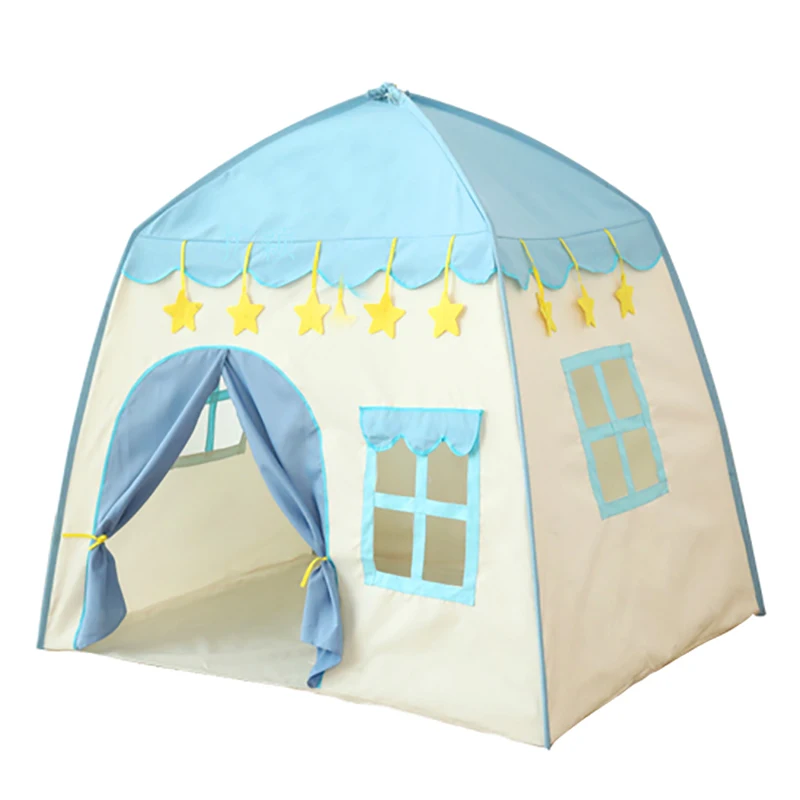 

Play Kids Tent Children Indoor Outdoor Princess Castle Tent Folding Cubby Toys Enfant Room House Kids Gifts 1.3M