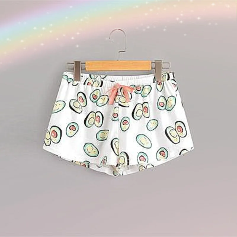 

Sleepwear Adjustable Elastic Comfortable Homewear 1Set Soft Long Sleeve Trousers Two Paper Suit Cartoon Women Pajama Set Print