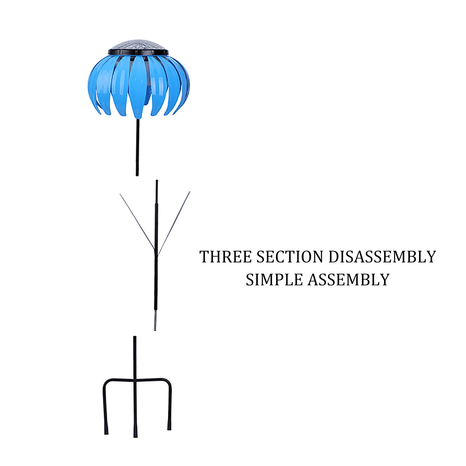 

1pcs Led Solar Power Light Led Solar Power Flower Shape Light Outdoor Landscape Lighting for Garden Patio Lawn Yard