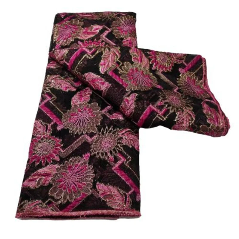 

Высококачественная искусственная ткань с вышивкой, гипюровое вечернее платье, жаккардовое платье из жаккардовой органзы с французским кру...