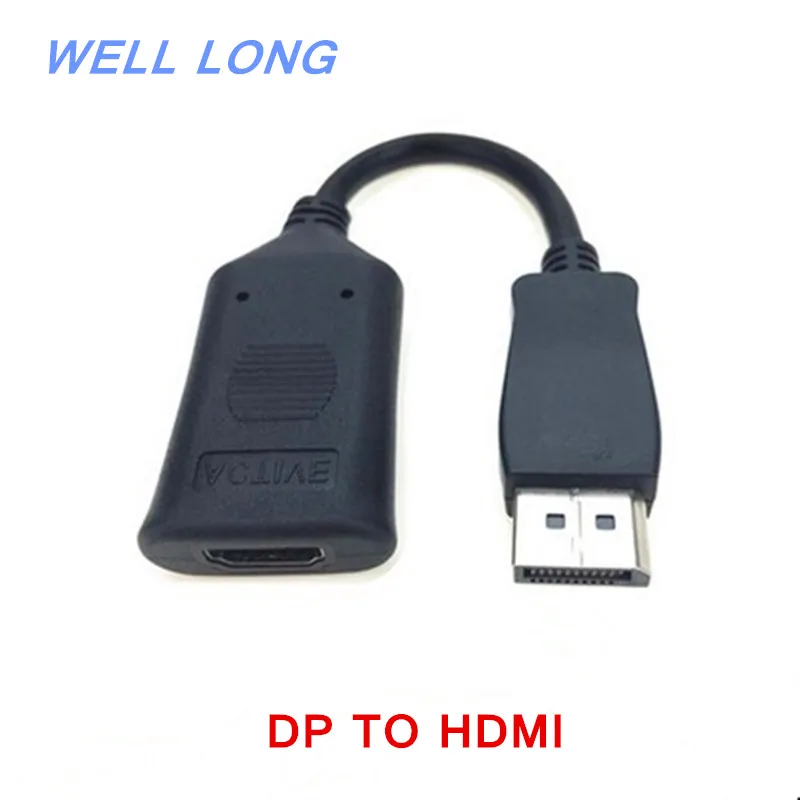 1pcs/lot Big DP to HDMI active DP TO DVI HD line 4K multi-screen computer monitor transfer cable