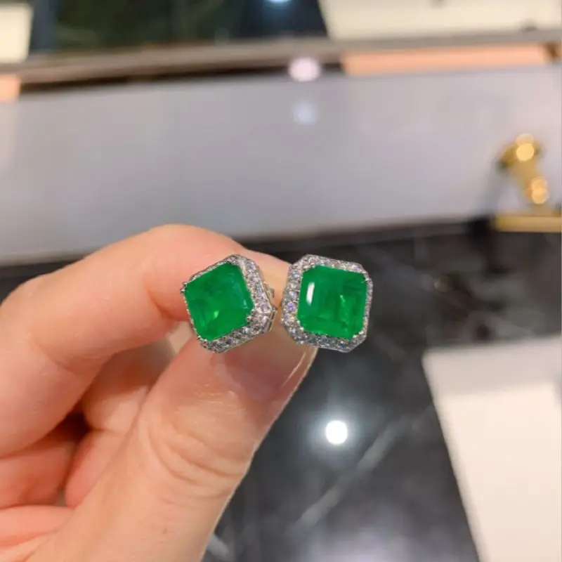 QTT Фирменная Новинка Paraiba Изумрудный квадратный Турмалин драгоценный камень