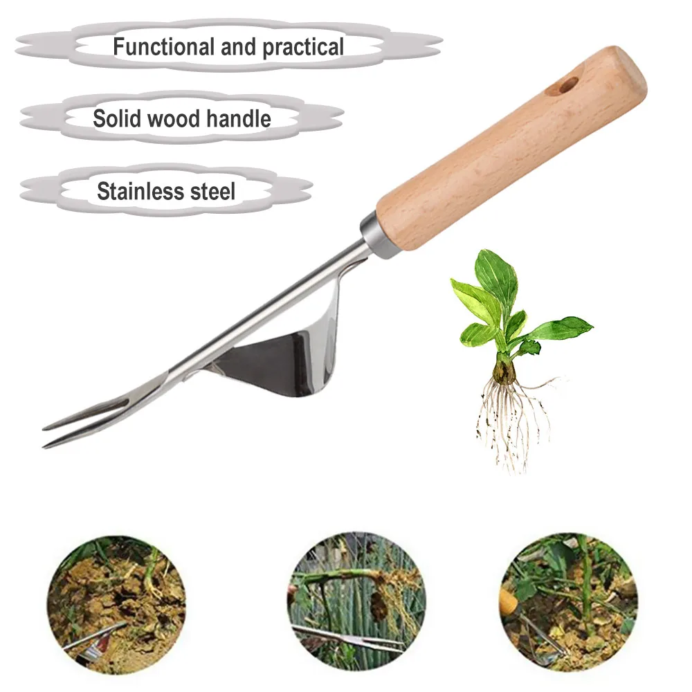 

Садовый ручной сварочный инструмент из нержавеющей стали премиум-класса для садоводства деревянная ручка для домашнего сада небольшие сад...