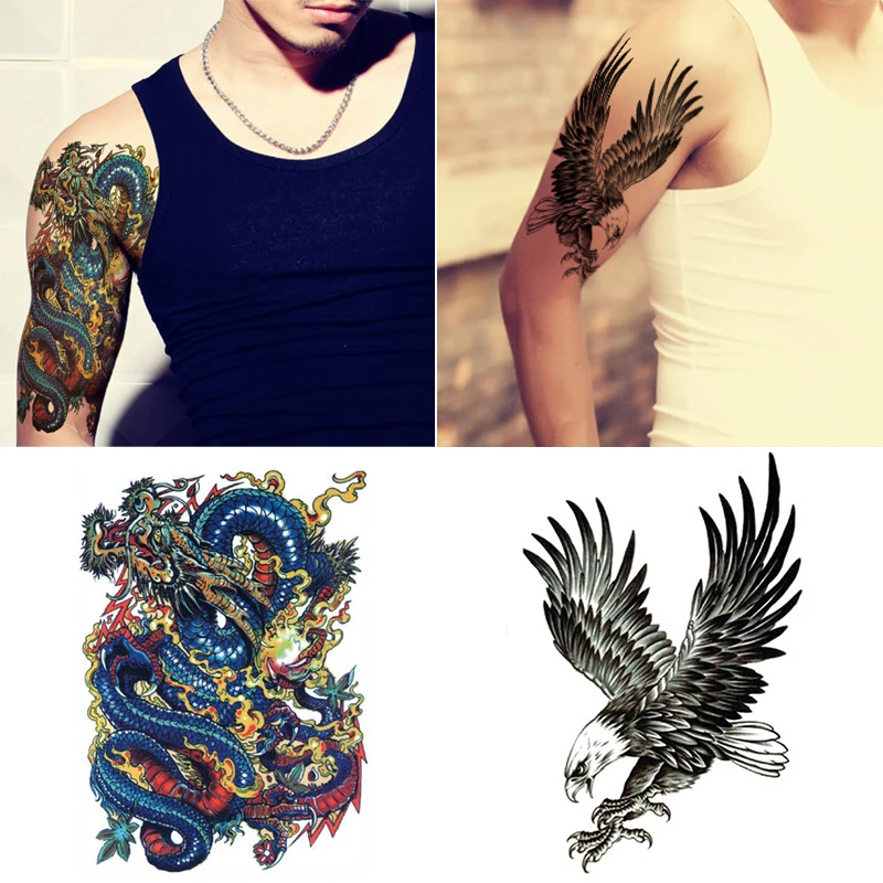 

20-50Pcs Temporary Tattoo Sticker Body Art Sexy Tattoo Fashion Men Women Chest Arm Tattoo Sleeve Waterproof Tattoo Stickers