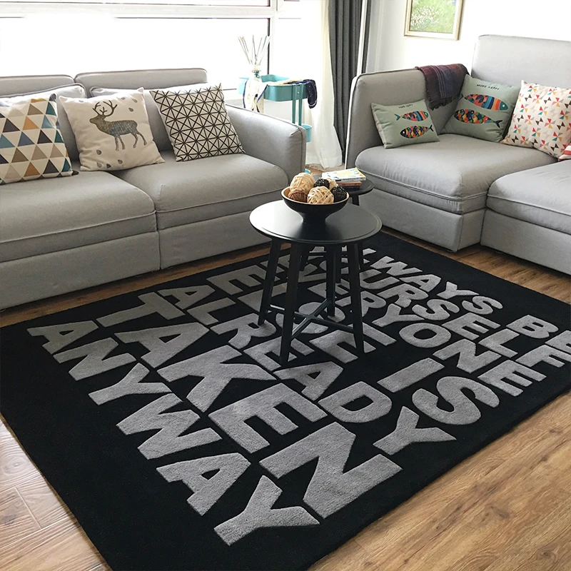 Большой высококачественный акриловый ковер современные alfombras ковры ручной