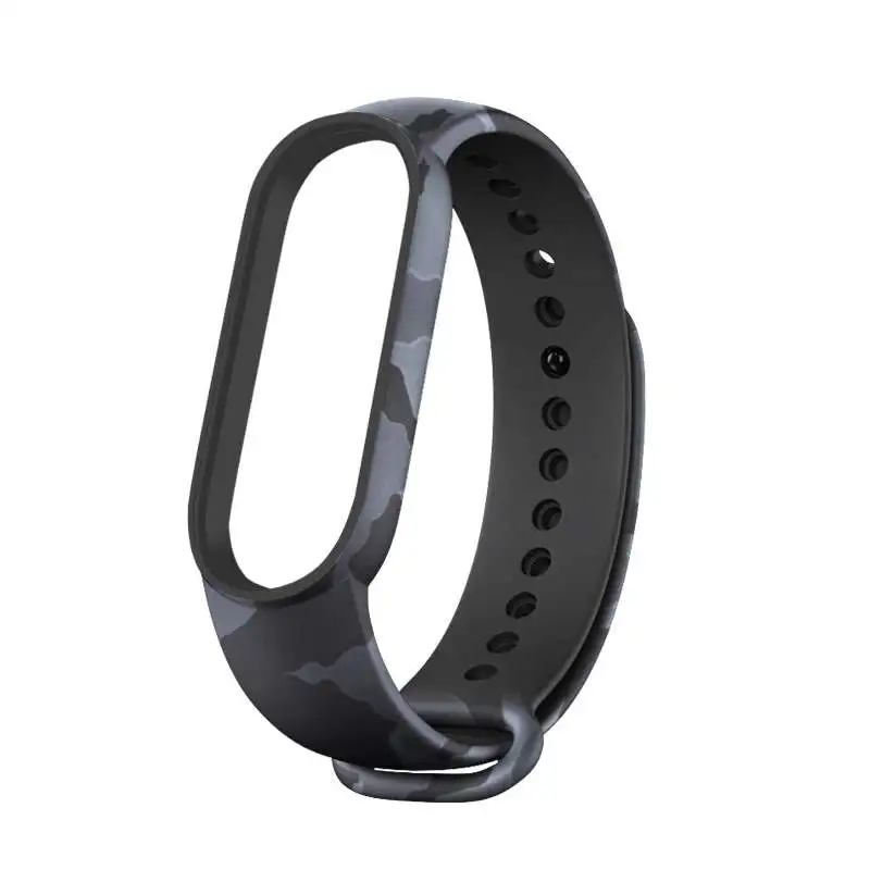 Ремешок силиконовый для Xiaomi Mi Band 6 5 мягкий водонепроницаемый спортивный браслет