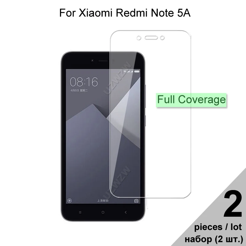 

Tempered Glass For Xiaomi Redmi Note 5A Explosion-proof Full Cover Screen Protector Protective Glass For Xiaomi Redmi Note 5A